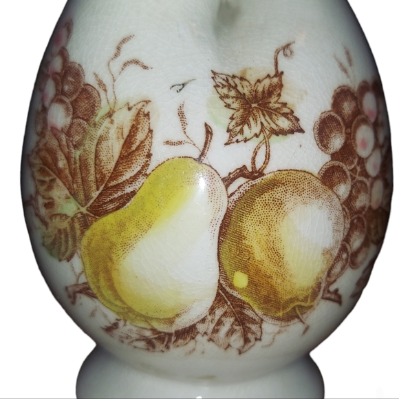 Vintage 1930s Nasco Fruit Arbor Double Neck Oil & Vinegar Creut - Picture 7 of 7